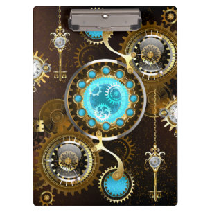 Porte-bloc Steampunk Rusty Background