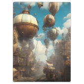 Porte-bloc Steampunk Town | (Dos)