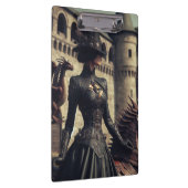Porte-bloc Steampunk Victorian Industrial Lady Dragon Rider (Swatch)