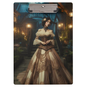 Porte-bloc Steampunk Vintage Victorian Lady