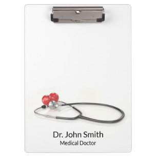 Porte-bloc Stéthoscope avec Cœur Soins Médicaux & Santé