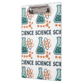 Porte-bloc Stickers Objet scientifique - Flacon, Molécules et (Gauche)