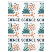 Porte-bloc Stickers Objet scientifique - Flacon, Molécules et (Dos)