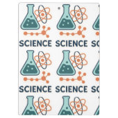 Porte-bloc Stickers Objet scientifique - Flacon, Molécules et (Dos)
