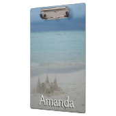 Porte-bloc Stormy Sandcastle Beach Landscape (Gauche)