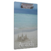 Porte-bloc Stormy Sandcastle Beach Landscape (Swatch)