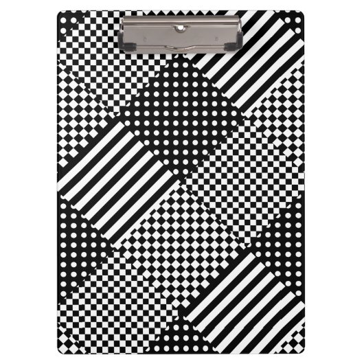Porte-bloc Stripes Check Harlequin Pois Conception mixte (Devant)