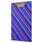 Porte-bloc stripes en bleu et purple (Gauche)