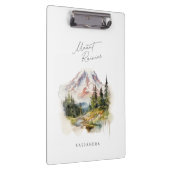 Porte-bloc Style d'aquarelle Mount Rainier Washington PNW (Swatch)