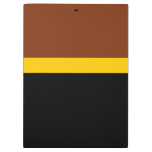 Porte-bloc Style de bloc de couleur Brown jaune (Dos)