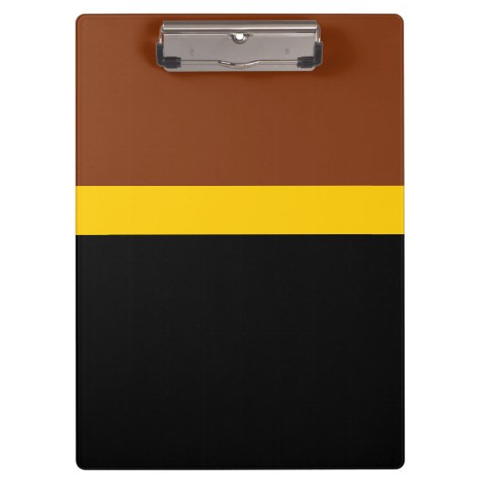 Porte-bloc Style de bloc de couleur Brown jaune (Devant)