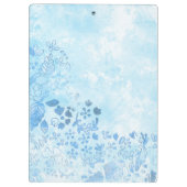 Porte-bloc Style d'eau d'hiver bleu (Dos)