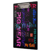 Porte-bloc Style Graffiti Répétition Pig Année 2019 Porte - b (Gauche)