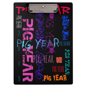 Porte-bloc Style Graffiti Répétition Pig Année 2019 Porte - b