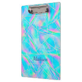 Porte-bloc Style holographique élégant géométrique (Gauche)