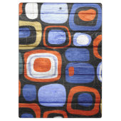 Porte-bloc Style moderne Abstrait Pastel Bois (Dos)