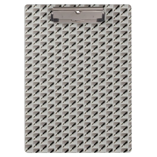 Porte-bloc Stylo Plume Motif (Devant)