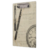 Porte-bloc Stylos de fontaine et Watchface avec des notes (Gauche)