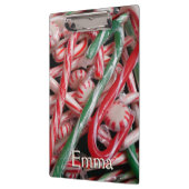 Porte-bloc Sucres de canne et menthe de Noël (Gauche)