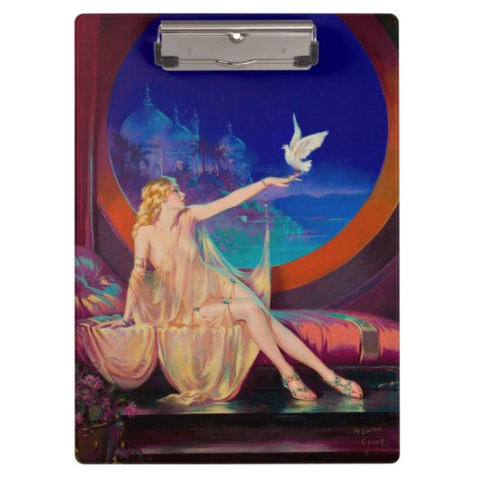 Porte-bloc Sultana la concubine du sultan arabe 1925 (Devant)