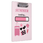 Porte-bloc Summer Loading Pink Clipboard (Swatch)