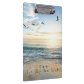 Porte-bloc Sun. Ciel. Mer. Sable. Scène de plage (Swatch)