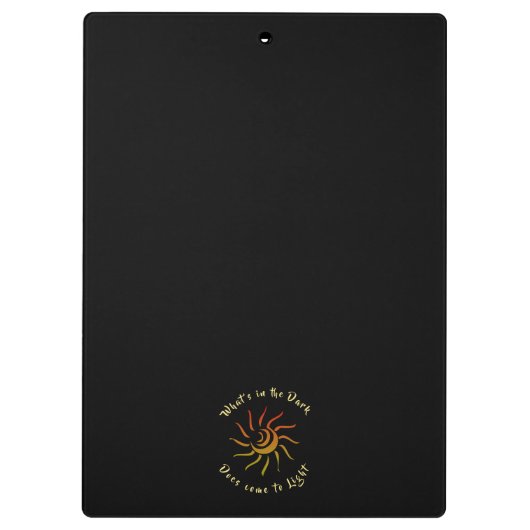 Porte-bloc Sun Rays Sunshine Light Inspiré Dire (Dos)