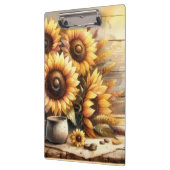 Porte-bloc Sunflowers Watercolor Painting (Gauche)