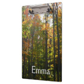 Porte-bloc Sunlit Fall Forest Paysage d'automne (Gauche)