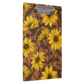 Porte-bloc Sunroot, tournesol sauvage en jaune et marron (Swatch)