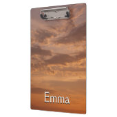 Porte-bloc Sunset Clouds II Pastel Nature Abstraite (Gauche)