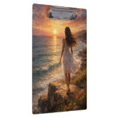 Porte-bloc Sunset Ocean Oil Painting Clipboard (Swatch)