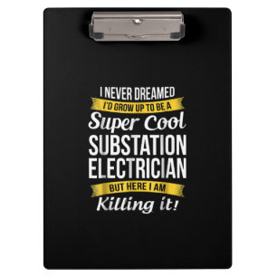 Porte-bloc Super Cool Substation Electrician Funny Cadeau