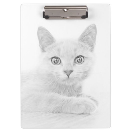 Porte-bloc SUPER CUTE Kitten Cat Portrait (Devant)