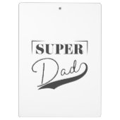 Porte-bloc Super papa (Dos)