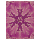 Porte-bloc Superbes teintes violettes de fleurs exotiques (Dos)