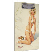 Porte-bloc Sur la plage Retro Pin-up Girl (Swatch)