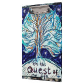 Porte-bloc Sur la quête de ma vie - Arbre - Étoiles. (Gauche)