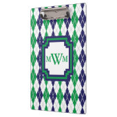 Porte-bloc Sur le Porte - bloc du Jacquard vert (Gauche)