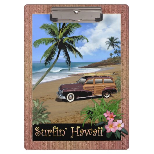 Porte-bloc Surfin' Hawaii (Devant)