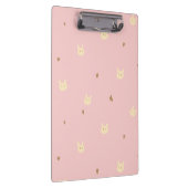 Porte-bloc Sweet Bunny & Hearts Seamless Pattern – Cute Pink  (Swatch)