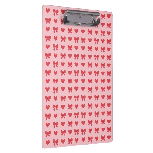 Porte-bloc Sweet Pink Hearts & Bows Pattern (Swatch)