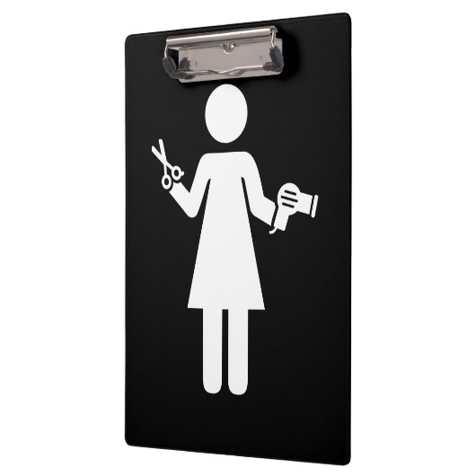 Porte-bloc Symbole coiffeur (Gauche)