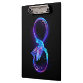 Porte-bloc Symbole de Neon Infinity par Glowing Hummingbird (Gauche)