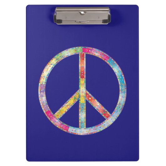 Porte-bloc SYMBOLE DE PAIX Coloré (Devant)