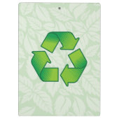 Porte-bloc Symbole de recyclage (Dos)