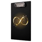Porte-bloc Symbole d'infini doré (Gauche)