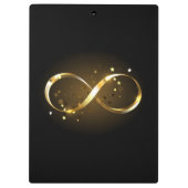 Porte-bloc Symbole d'infini doré (Dos)