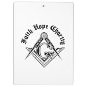 Porte-bloc Symbole franc-maçonnerie (Dos)