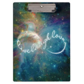 Porte-bloc Symbole infinité de "Live Laugh Love" mystique (Devant)